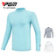 PGM Men's Sun Protection Golf Shirt Underwear Long Sleeve Cooling Ice Silk T-shirts Anti-UV Soft Apparel For Men YF202 - Slobuy