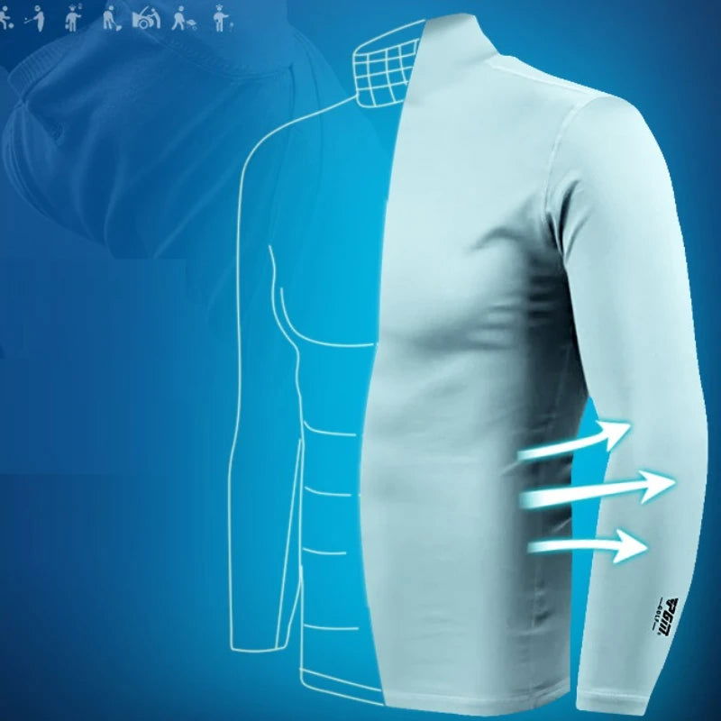 PGM Men's Sun Protection Golf Shirt Underwear Long Sleeve Cooling Ice Silk T-shirts Anti-UV Soft Apparel For Men YF202 - Slobuy