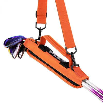 PGM Portable Mini Golf Bag Can Hold 5 Clubs Ultra-light Simple Hand bag Backpack Carrier Belt SOB006 - Slobuy