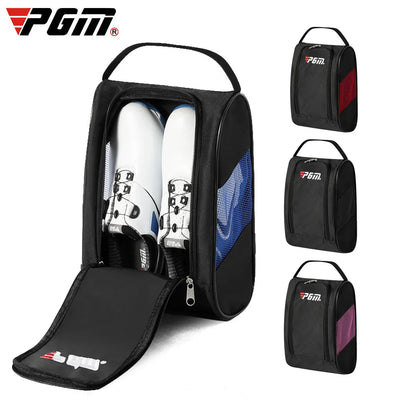 PGM Portable Mini Golf Shoe Bag Nylon Carrier Bags Golfball Holder Lightweight Breathable Pouch Pack Tee Bag Sports Accessories - Slobuy