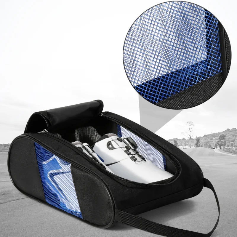 PGM Portable Mini Golf Shoe Bag Nylon Carrier Bags Golfball Holder Lightweight Breathable Pouch Pack Tee Bag Sports Accessories - Slobuy