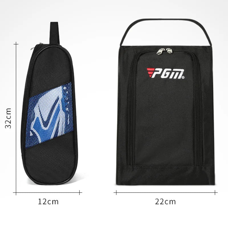 PGM Portable Mini Golf Shoe Bag Nylon Carrier Bags Golfball Holder Lightweight Breathable Pouch Pack Tee Bag Sports Accessories - Slobuy