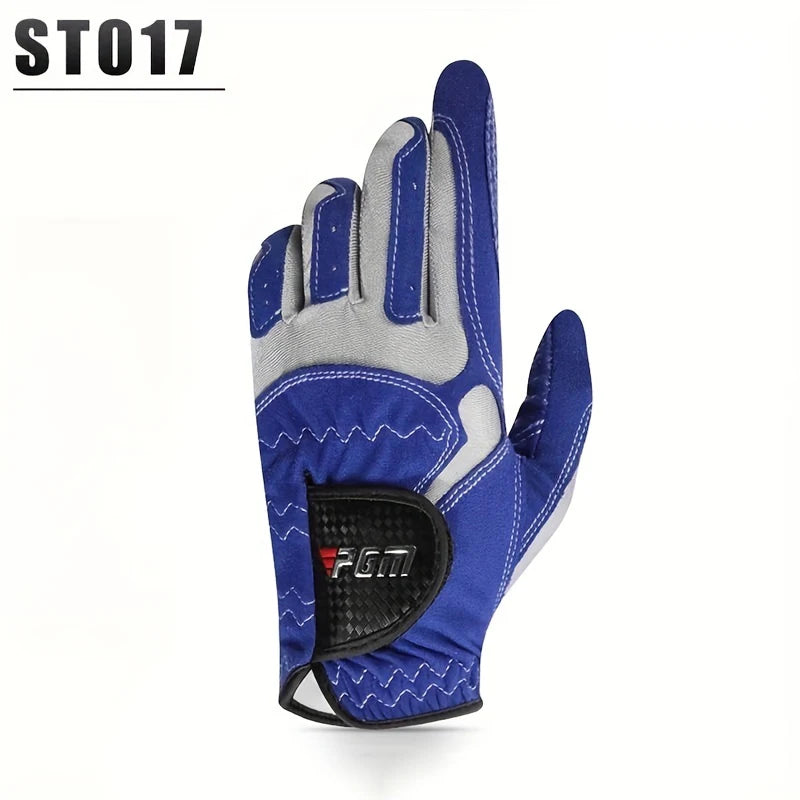 PGM Professional Golf Gloves Microfiber Cloth Fabric Breathable Non-Slip Gloves Club Swing Putting Training Gloves - Slobuy