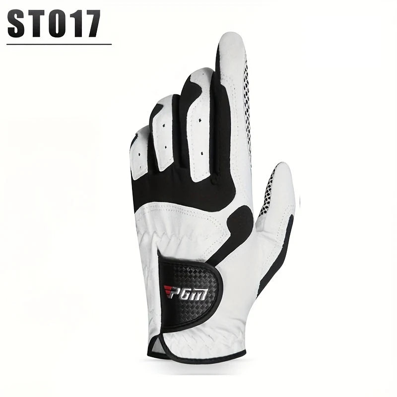 PGM Professional Golf Gloves Microfiber Cloth Fabric Breathable Non-Slip Gloves Club Swing Putting Training Gloves - Slobuy