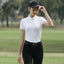 PGM Summer Women Golf Short Sleeved T Shirts Ladies Sports Slim Clothes Quick Dry Breathable Tennis Clothing YF486 - Slobuy