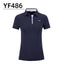 PGM Summer Women Golf Short Sleeved T Shirts Ladies Sports Slim Clothes Quick Dry Breathable Tennis Clothing YF486 - Slobuy