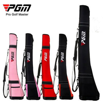 PGM  Waterproof Nylon Golf Gun Bag Protable Sunday Bag for 4~5pcs Golf Clubs Lightweight Golf Caddie Aviation Bag QIAB010 - Slobuy