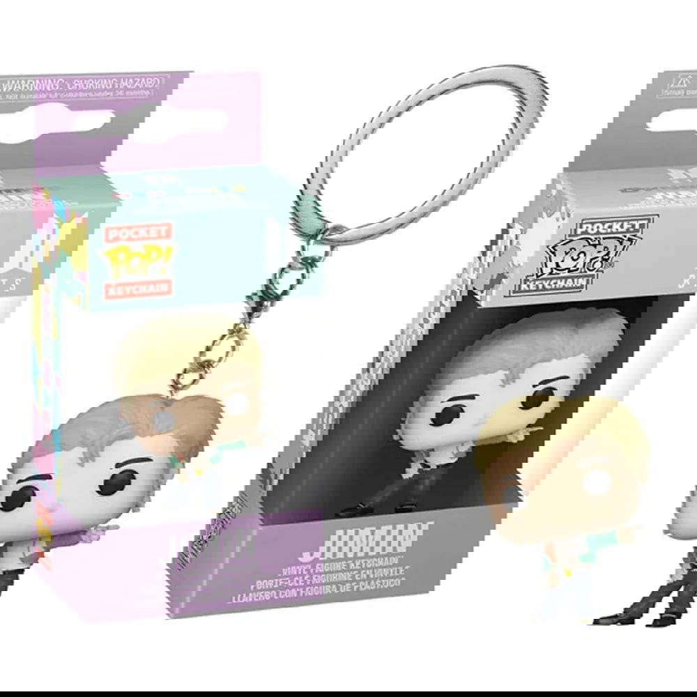 POP BTS Keychain Toy Kpop Cartoon V JUNG KOOK JIMIN Jin V J-HOPE Pocket Pop Keychain Vinyl Action Figure Collection Toys - Slobuy
