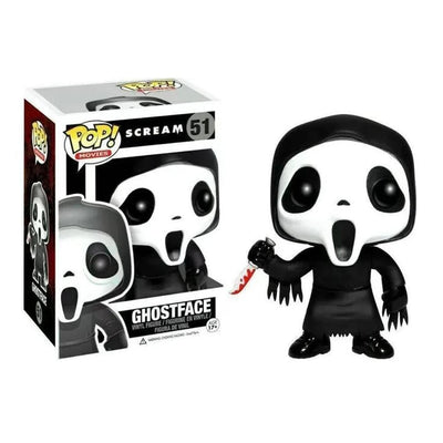 POP MOVIES scream - Ghostface #51 Action Toy Figures Anime Model Vinyl Figure Pvc Collection Toys Chrismas Gift - Slobuy