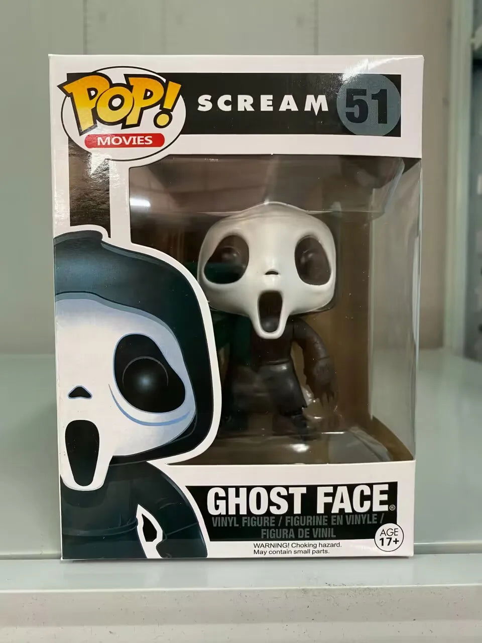POP MOVIES scream - Ghostface #51 Action Toy Figures Anime Model Vinyl Figure Pvc Collection Toys Chrismas Gift - Slobuy