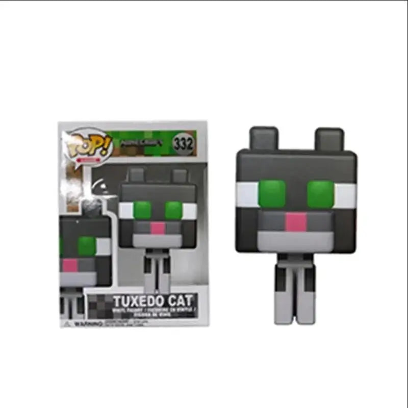 POP Minecrafts Figure Steve Zombie Doll Decoration Ornaments Alex #317 Null PVC Action Figure Collection Model Child Toy Gift - Slobuy