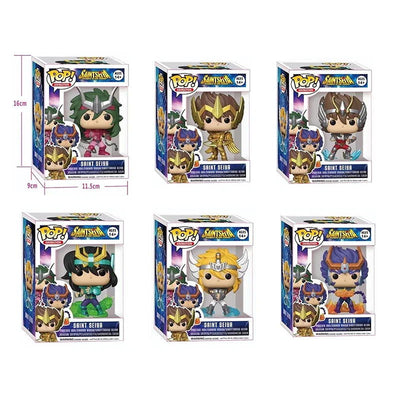 POP Saint Seiya Figure Phoenix Ikki Hyoga Shiryu Standing Figure Toy New Arrival PVC Box Collection Decoration for Children Gift - Slobuy