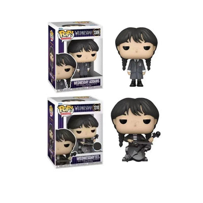 POP Wednesday Addams Family Figure Adams Anime Model Figurine PVC Statue Doll Collectible Decor Ornament Toys Halloween Gifts - Slobuy