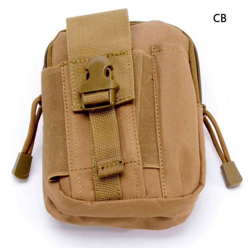 PROTECTOR PLUS Tactical Molle Accessory Bag Belt Waist  Phone Pouch Hiking Climbing Running Travel Multi-purpose Packs - Slobuy