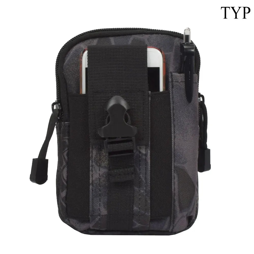 PROTECTOR PLUS Tactical Molle Accessory Bag Belt Waist  Phone Pouch Hiking Climbing Running Travel Multi-purpose Packs - Slobuy