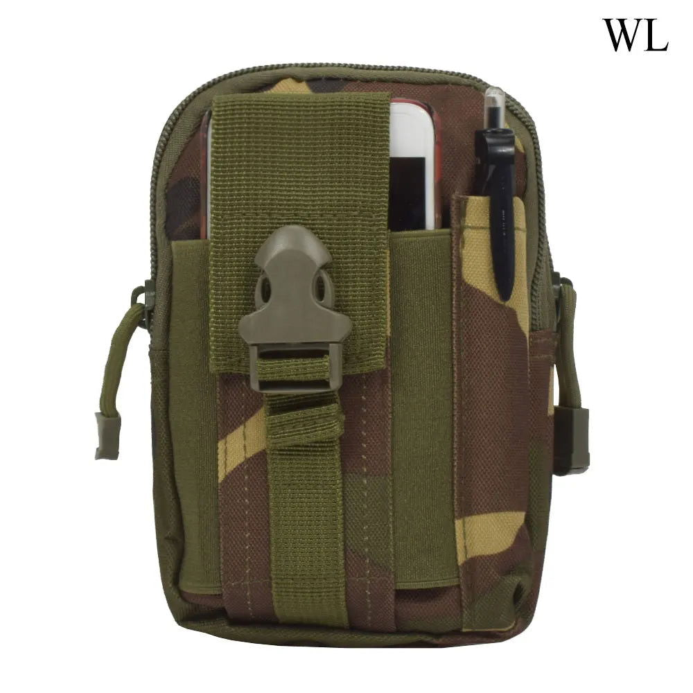 PROTECTOR PLUS Tactical Molle Accessory Bag Belt Waist  Phone Pouch Hiking Climbing Running Travel Multi-purpose Packs - Slobuy