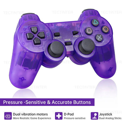 Wireless Controller For PS2/PS1 Gamepad Dual Vibration Shock For Sony Playstation 2 Joypad Joystick Controle USB PC Game Console - Slobuy