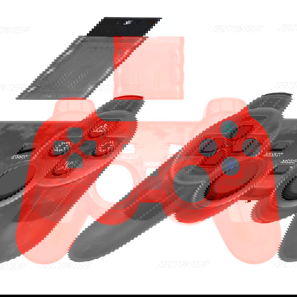 Wireless Controller For PS2/PS1 Gamepad Dual Vibration Shock For Sony Playstation 2 Joypad Joystick Controle USB PC Game Console - Slobuy