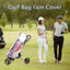 PVC Golf Bag Rain Cover Translucent Golf Bag Waterproof Cover with Zipper Golf Pole Bag Cover Portable Outdoor Golf Supplies - Slobuy