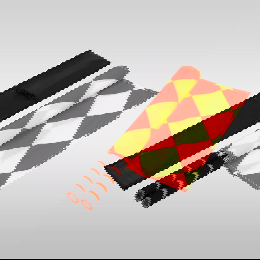 2pcs/Pack Soccer Referee Flags Professional Fair Play Sports Match Football Linesman Flags Sports Game Referee Equipment - Slobuy