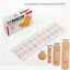 100Pcs/Pack Waterproof Band-Aids Bandages First Aid Medical Anti-Bacteria Wound Plaster Multi Size Home Travel Emergency Kits - Slobuy