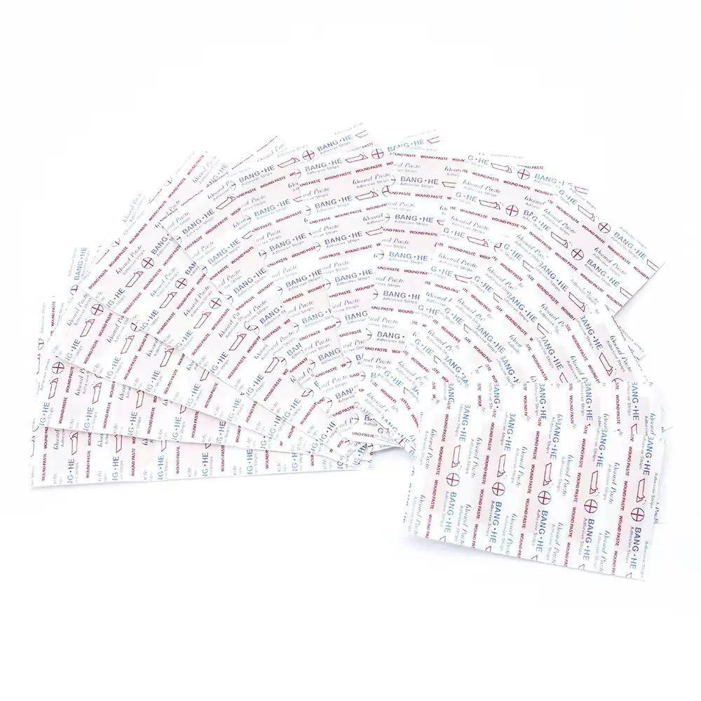 100Pcs/Pack Waterproof Band-Aids Bandages First Aid Medical Anti-Bacteria Wound Plaster Multi Size Home Travel Emergency Kits - Slobuy
