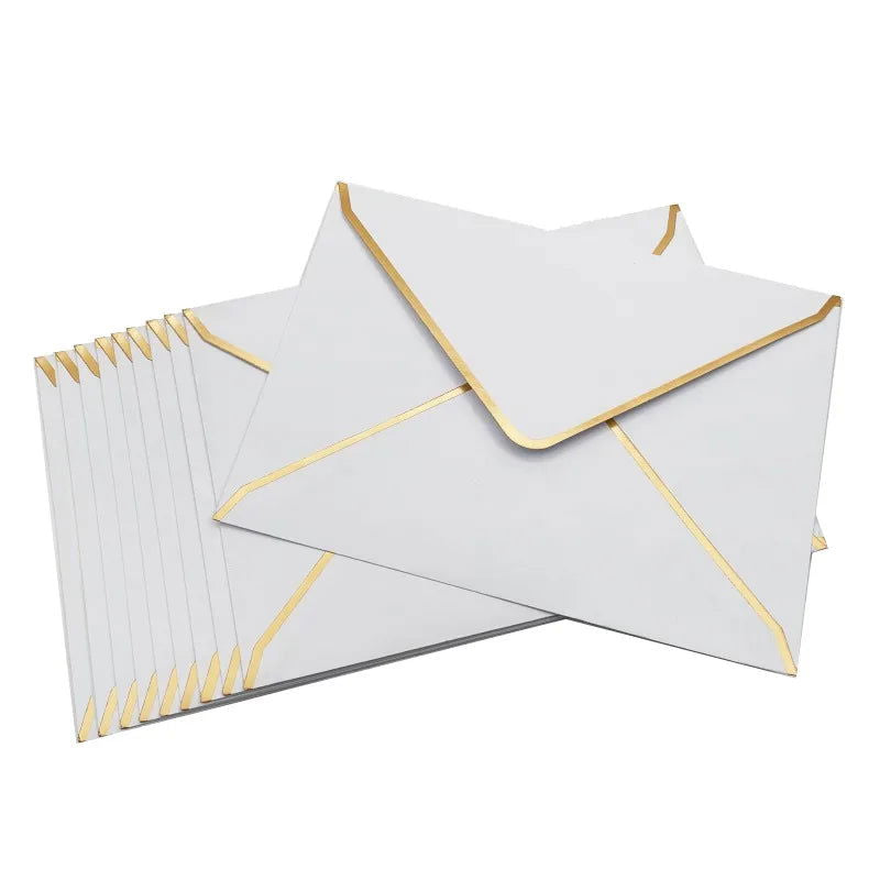 10 Pieces/Pack of Vintage Phnom Penh Western Envelopes Wedding Party Invitation Greeting Cards Gift - Slobuy