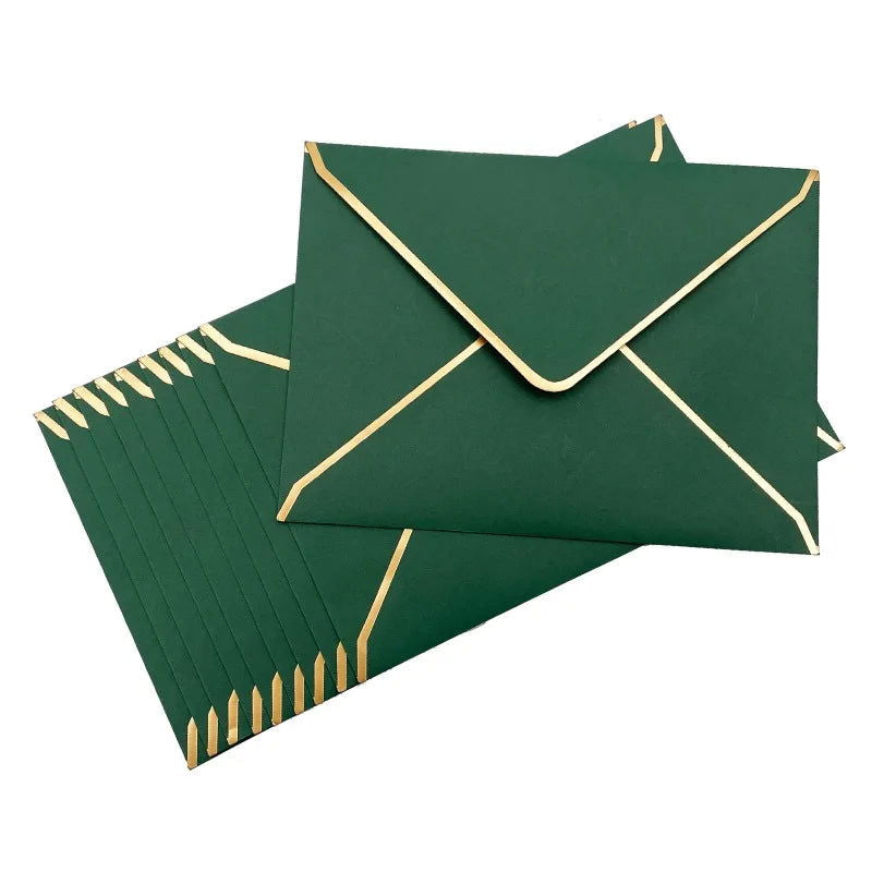 10 Pieces/Pack of Vintage Phnom Penh Western Envelopes Wedding Party Invitation Greeting Cards Gift - Slobuy