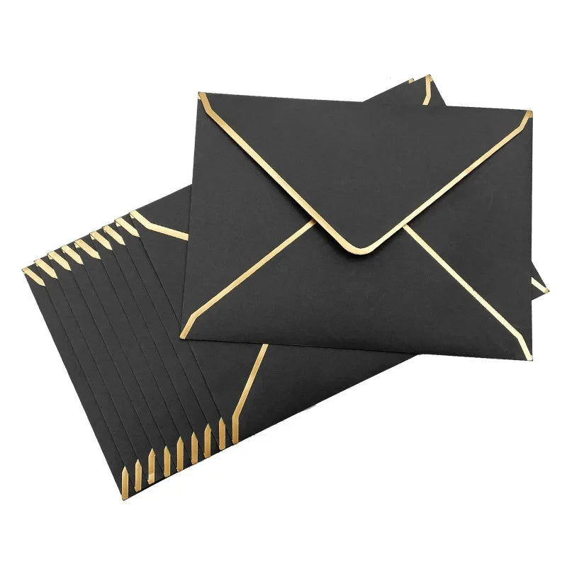 10 Pieces/Pack of Vintage Phnom Penh Western Envelopes Wedding Party Invitation Greeting Cards Gift - Slobuy