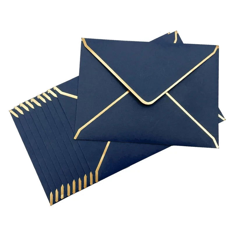 10 Pieces/Pack of Vintage Phnom Penh Western Envelopes Wedding Party Invitation Greeting Cards Gift - Slobuy