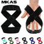 Padded Figure 8 Straps Deadlift Weight Lifting Wrist Straps Power Lifters Workout Pull-ups Horizontal Bar Gym Fitness - Slobuy