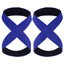 Padded Figure 8 Straps Deadlift Weight Lifting Wrist Straps Power Lifters Workout Pull-ups Horizontal Bar Gym Fitness - Slobuy