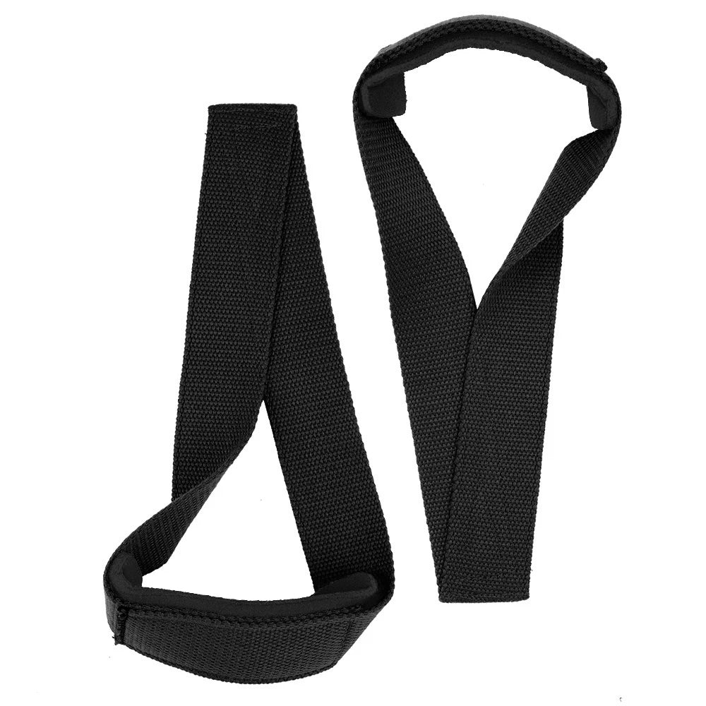 Padded Figure 8 Straps Deadlift Weight Lifting Wrist Straps Power Lifters Workout Pull-ups Horizontal Bar Gym Fitness - Slobuy