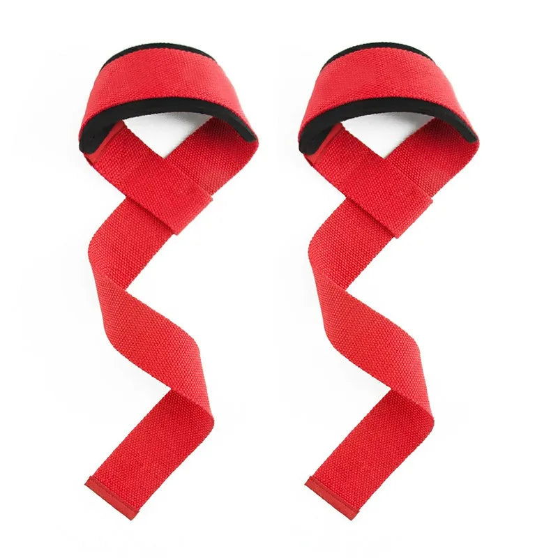 Padded Figure 8 Straps Deadlift Weight Lifting Wrist Straps Power Lifters Workout Pull-ups Horizontal Bar Gym Fitness - Slobuy