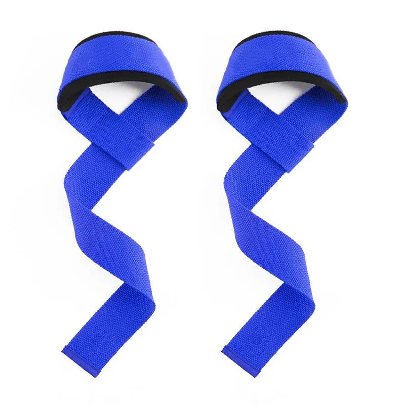 Padded Figure 8 Straps Deadlift Weight Lifting Wrist Straps Power Lifters Workout Pull-ups Horizontal Bar Gym Fitness - Slobuy