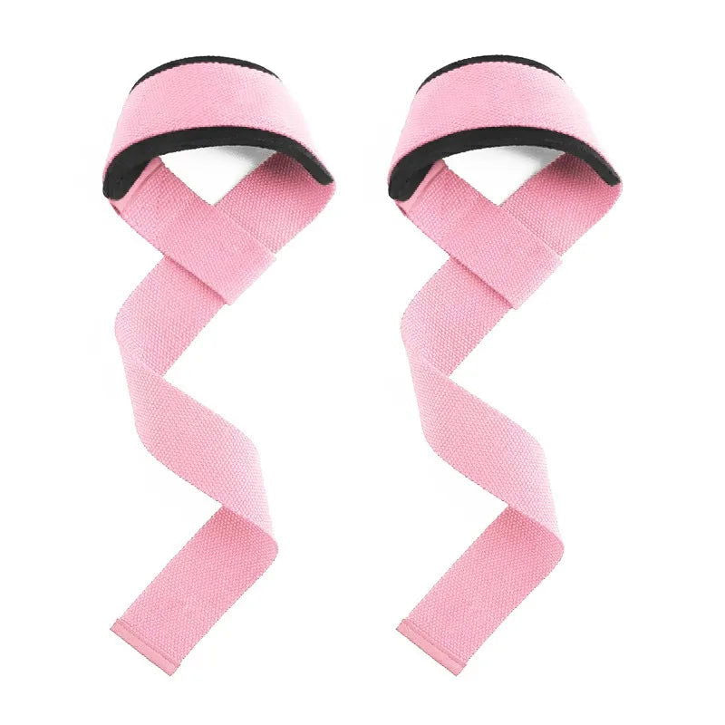 Padded Figure 8 Straps Deadlift Weight Lifting Wrist Straps Power Lifters Workout Pull-ups Horizontal Bar Gym Fitness - Slobuy