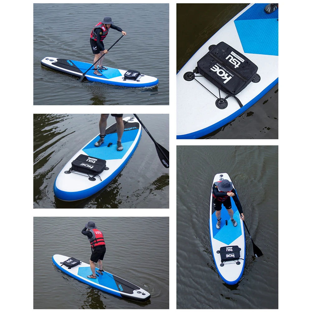 Paddle Board Bag Surf Portable Waterproof Deck Bag For Kayak Paddle Board Outdoor Surfing Accessories With Adjustable And Fixed - Slobuy