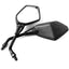 2Pcs/Pair Universial 8mm 10mm Motorcycle Mirror Scooter E-Bike Rearview Mirrors Electromobile Back Side Convex Mirror - Slobuy