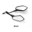 2Pcs/Pair Universial 8mm 10mm Motorcycle Mirror Scooter E-Bike Rearview Mirrors Electromobile Back Side Convex Mirror - Slobuy