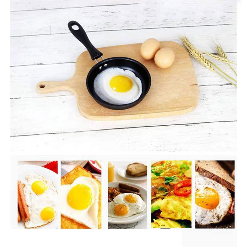 Pan Frying Egg Skillet Pot Mini Cooking Omelette Pans Nonstick Non Iron Stick Saucepan Fry Omelet Cast Pancake Pots 12cm - Slobuy