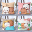 Panda Bubu And Dudu Printing Throw Pillow Cartoon Square Pillow Kawaii Anime Soft Waist Sofa Cushion Throw Bedroom Pillows - Slobuy