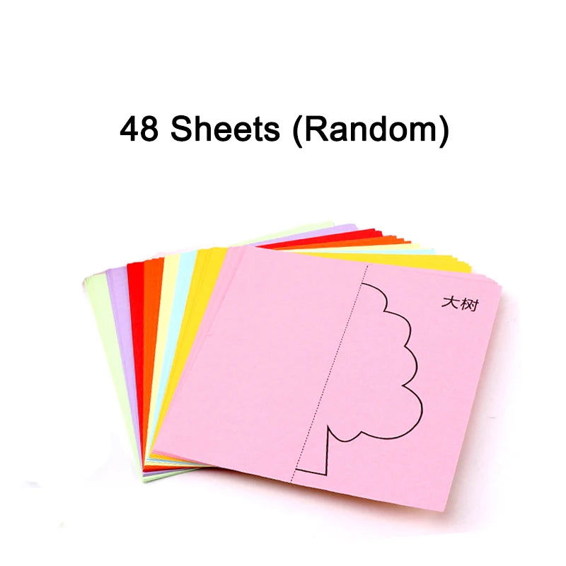 Paper-Cut Set Paper Cutting Scissor Skills Activity Cutting Book Kids Crafts Toys Kits Preschool with Child-Safe Scissors - Slobuy