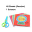 Paper-Cut Set Paper Cutting Scissor Skills Activity Cutting Book Kids Crafts Toys Kits Preschool with Child-Safe Scissors - Slobuy