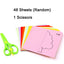 Paper-Cut Set Paper Cutting Scissor Skills Activity Cutting Book Kids Crafts Toys Kits Preschool with Child-Safe Scissors - Slobuy