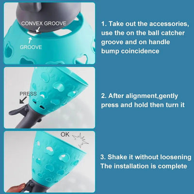 Parent-Child Outdoor Kids Fun Ejection To Catch a Ball Launch Throwing Toy Pinball Sense Training Equipment Pair - Slobuy