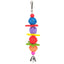Parrot Chew Strands Wooden Toys Bird Parakeet Bite Molar Toys Rattan Ball parrot training  Bird Cage Accessories - Slobuy