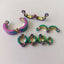Parrot Foot Rings Metal Pet Bird Leg Rings Outdoor Fly Training Activity Anti-Lost Opening Clip Leash Accessories 4-15mm - Slobuy