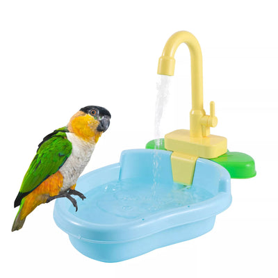Parrot Perch Shower Pet Bird Bath Cage Basin Parrot Bath Basin Parrot Shower Bowl Birds Accessories Parrot Toy Bird Bathtub 1pc - Slobuy