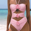 Peachtan High Waist Bathing Suit Ladies Bride One Piece Swimsuit Women 2023 Halter Swimwear Bikini Push Up High Leg Beach Wear - Slobuy