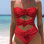 Peachtan High Waist Bathing Suit Ladies Bride One Piece Swimsuit Women 2023 Halter Swimwear Bikini Push Up High Leg Beach Wear - Slobuy